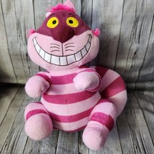 Disney Alice in Wonderland Cheshire Cat Plush Stuffed Animal Toy Purple Pink