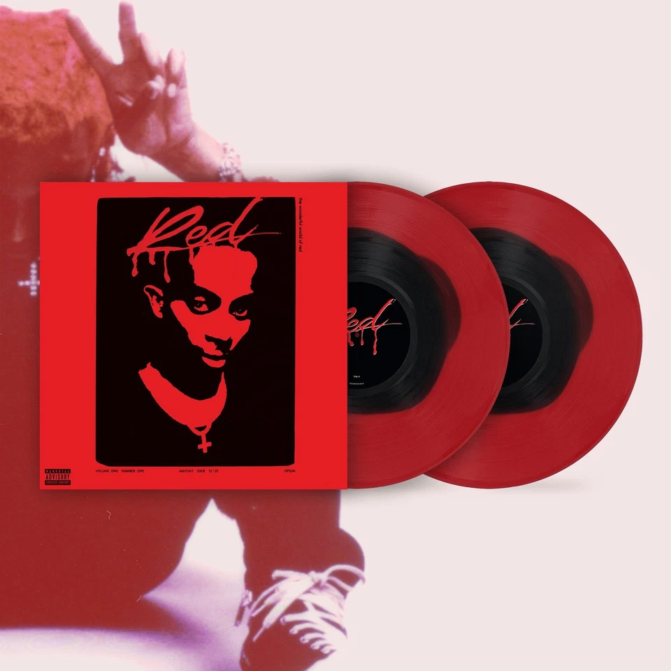 Playboi Carti Whole Lotta Red 2LP Black in Red Vinyl IVC LE 3000 Presale - Image 2 of 3