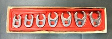 Snap On 7-pc 38 Dr 6-pt Flank Drive Flare Nut Crowfoot Wrench Set 3834 Snap On 7-pc 38 Dr 6-pt Flank Drive Flare Nut Crowfoot Wrench Set 3834