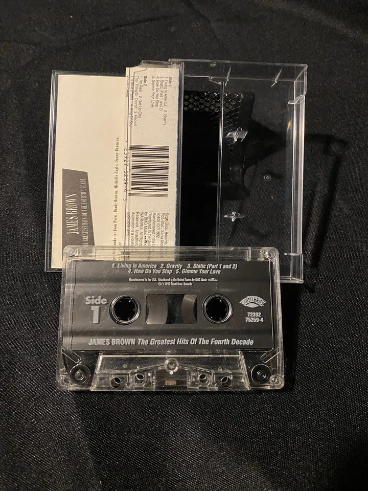 James Brown Greatest Hits of the Fourth Decade Cassette Tape Soul R&B - TESTED Foto 3 de 3