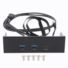 3 Ports USB Front Panel Hub 5.25 Inch High Speed Extension For PC YJOK QZQZ