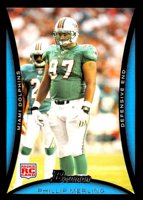 2008 Bowman #239 Phillip Merling RC Miami Dolphins | eBay