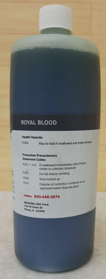 Aceite hidráulico para llantas y frenos de disco MAGURA Royal Blood 1000 ml/1 litro P/N 0721631 Foto 2 de 4
