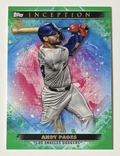 Andy Pages ROOKIE 2024 Topps Inception Green #100 RC - LA Dodgers