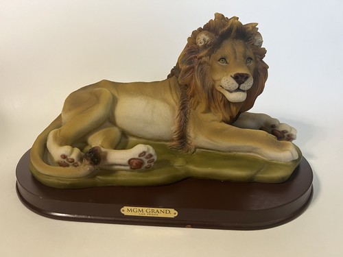 Vintage Rare MGM GRAND Las Vegas Leo Lion Statue Display Decor Collectible - Picture 2 of 24