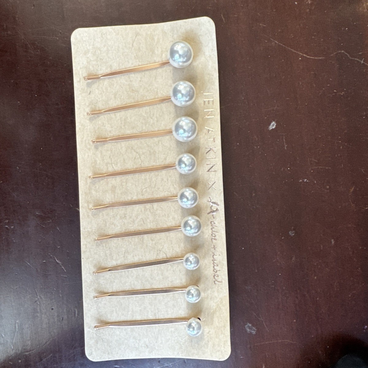 Jen Atkin for Chloe and Isabel Multi-Crystal Pin Set Jen Atkin x Chloe + Isabel Pearl Bobby Pins | eBay main image 2
