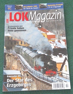 Lok Magazin 2003 02 Baureihe 99.77 Star des Erzgebirge