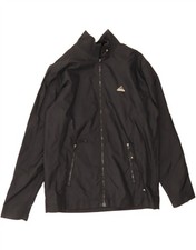 ADIDAS Womens Tracksuit Top Jacket UK 12 Medium Black Polyester BN30