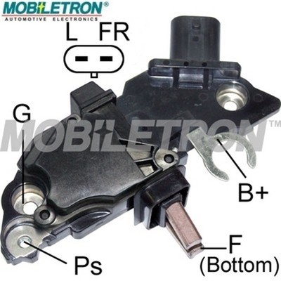 MOBILETRON Lichtmaschinenregler VR-B371 A-Circuit Active Lamp