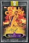 METTA WORLD PEACE 2025-26 TOPPS THREE 3 FULL COURT SIGNS AUTO 42/49 LAKERS