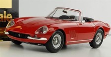 1967 FERRARI 275 GTB/4 NART SPIDER Red by KK Diecast in 1:18 Scale by KK Diecast