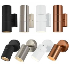 Litecraft Kenn Outdoor Wall, Ceiling & Spike Garden GU10 Lights  - 6 Colours    