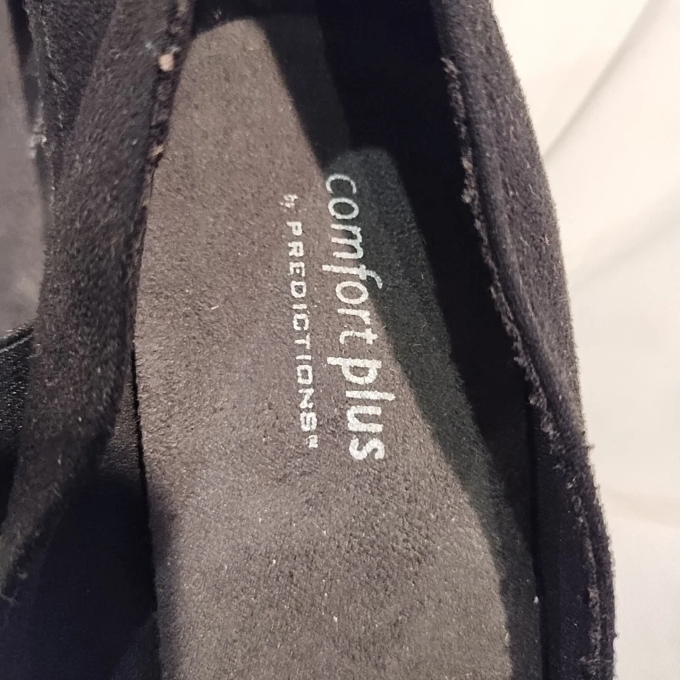 Chinelo Feminino Comfort Plus Predictions Camurça Preta Tamanho 8 - Imagem 4 de 4