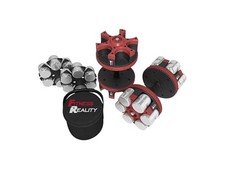 Fitness Reality Adjustable Dumbbells 10-45 Pounds, 3 lbs increments