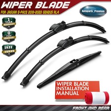 3Pcs 26" & 20" & 13" Windshield Wiper Blades for Jaguar E-Pace 18-23 Gen2V5 RL4