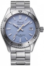 ORIENT Mako 40 mm RA-AC0Q12L Limited Edition Orologio Uomo Automatico Azzurro Su