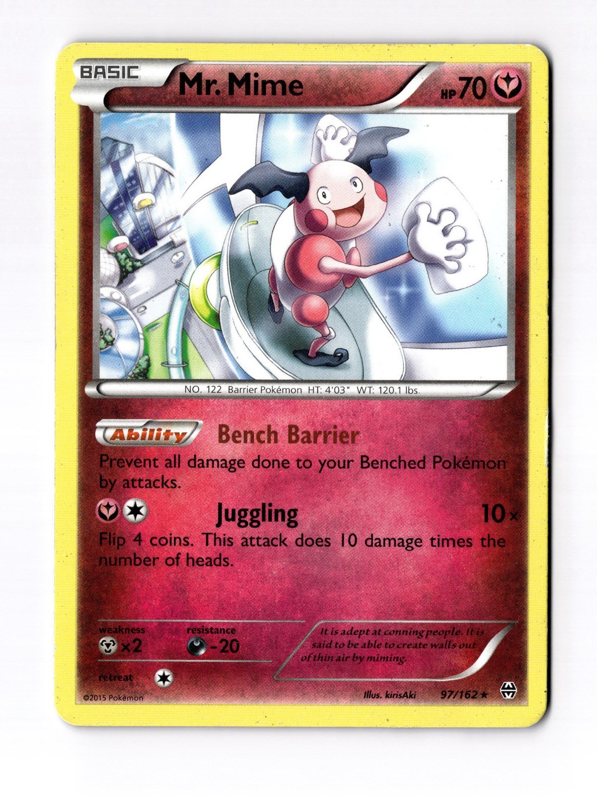 Mr. Mime - XY - BREAKthrough (BKT) 97/162 / Rare