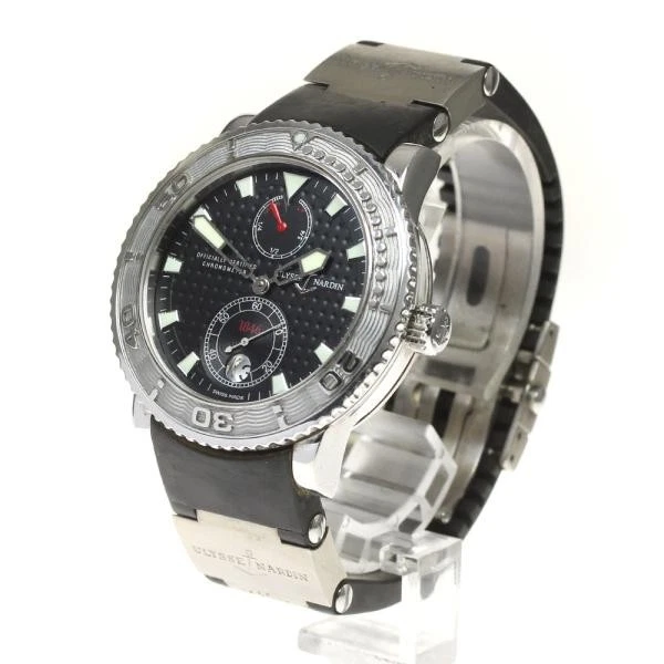 Ulysse Nardin — Ulysse Nardin 263-51 40mm SS Black Dial Automatic Watch #C16281