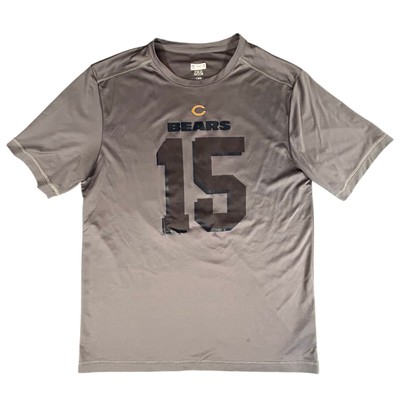 Chicago Bears Brandon Marshall 15 Shirt Men L Gray NFL TX3 Cool NFL Team Apparel