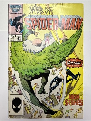 Web Of Spider-Man #24 (Marvel Comics, March 1987) Featuring The Vulture