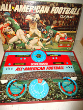 1969 Vintage Cadaco All American Football Board Game No. 228 Complete NICE!