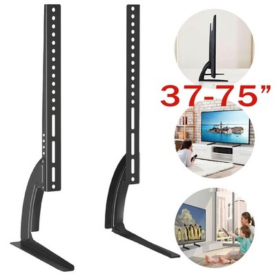 37-75  Universal Table Top TV Stand Base LCD LED VESA Pedestal Mount Bracket US