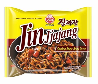 OTTOGI JIN Jjajang Korean Instant Noodles   Black Bean Sauce Ramen, Chewy Noo...