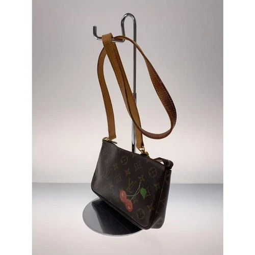 Louis Vuitton Monogram Cherry Pochette Accessoires M95008 Brown PVC Women - Picture 3 of 10