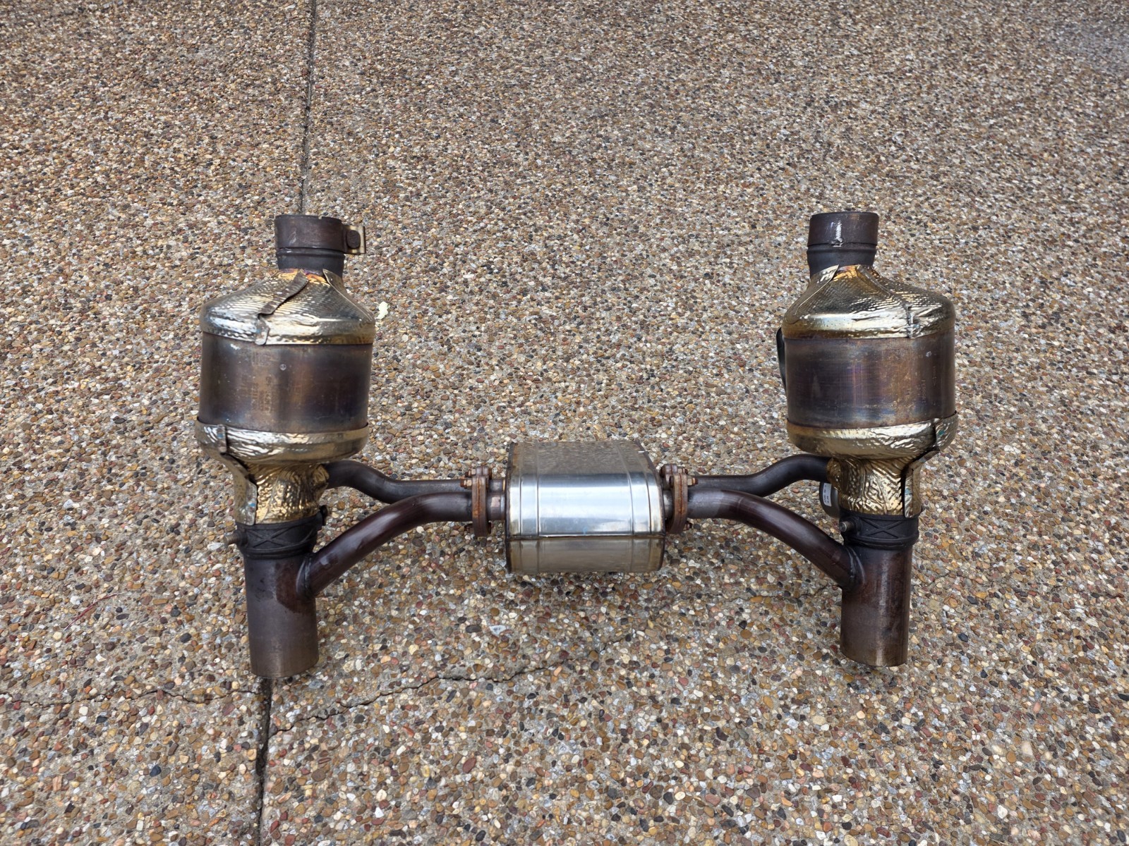 FERRARI 488 PISTA OEM EXHAUST CENTER SILENCER & (LEFT & RIGHT) GPF SYSTEM