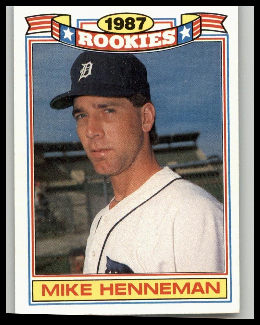 1988 Topps #7 Mike Henneman Glossy Rookies