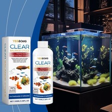 100ml Fish Tank Water Powerful Cleaner Fish Tank Water Agent Clarifying ☮ N5Y7
