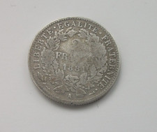 France 2 Francs Cérès Argent au poids pour  fonte 1881 A Paris