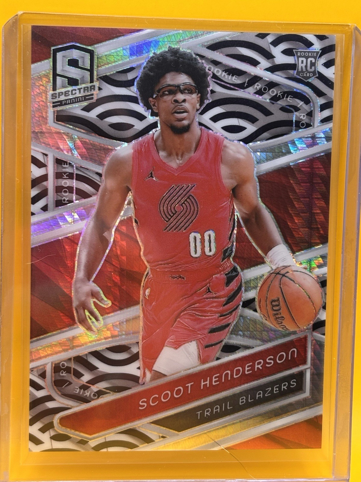 2023-24 Panini Spectra - Rookies Scoot Henderson #142 Interstellar Prizm /99