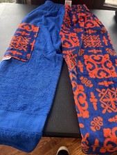 Kiki  s Nation Towel Pants Blue And Orange Size Medium