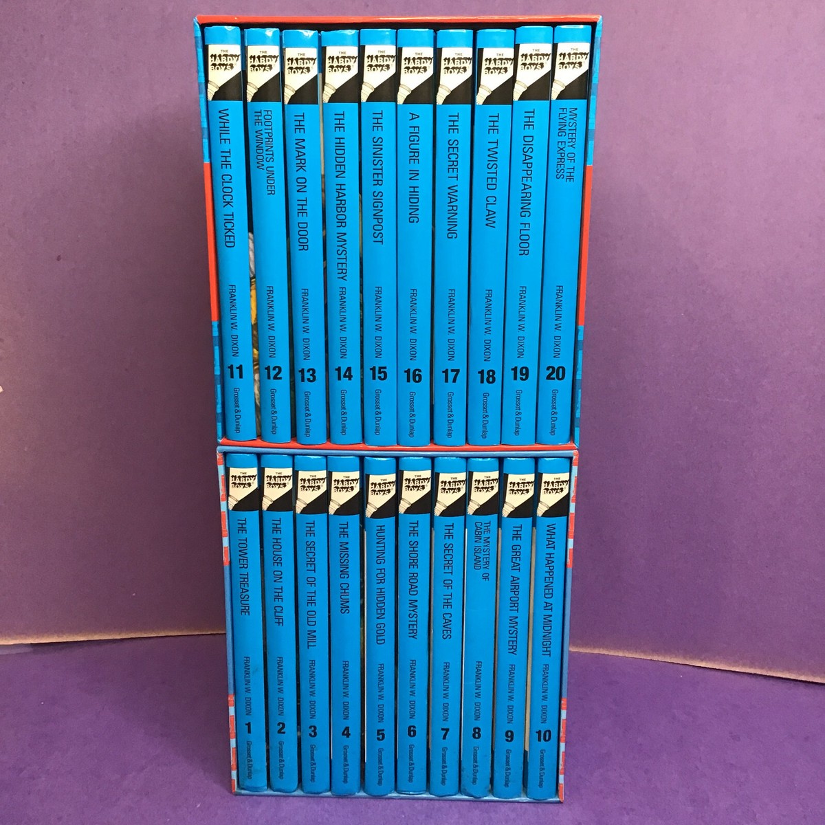 The Hardy Boys Collection 1-20 Frank Dixon Hard Box Set Hardcover