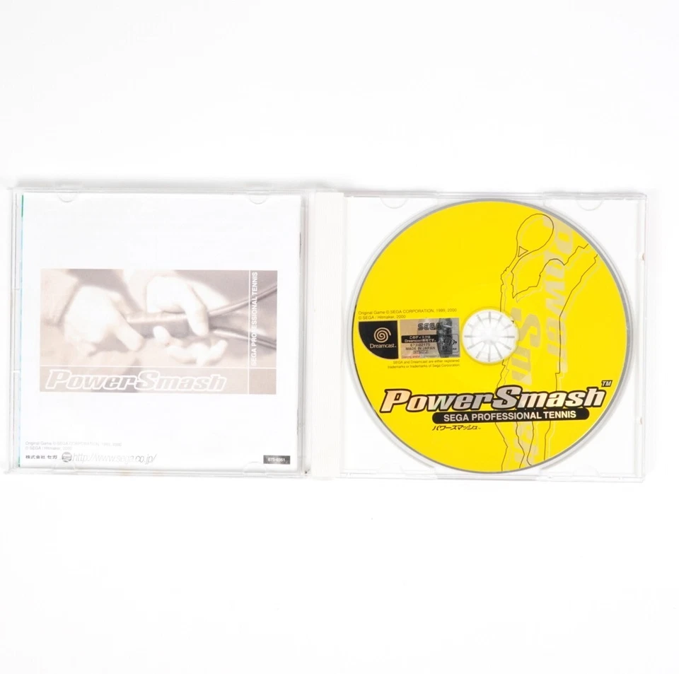 Power Smash: Sega Professional Tennis Sega Dreamcast Japan Import US Seller - Image 2 of 3