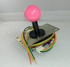 Japan Sanwa Joystick Pink JLF-TP-8YT-SK  GT-Y  Harness Video Arcade Parts