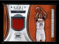 DE'ANTHONY MELTON 2018/19 CROWN ROYALE ROOKIE USED WORN JERSEY AJ8009