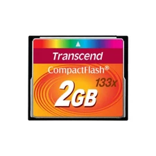 Transcend CF Memory Card 2GB 133x Compact Flash Card