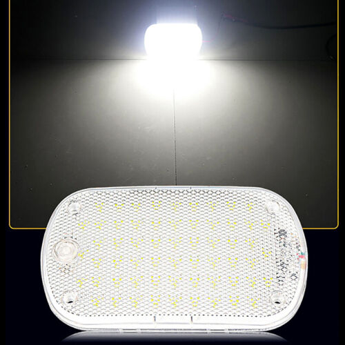 Lampada da lettura luce LED 60V-85V LED auto veicolo interna cupola soffitto tetto 60 LED - Foto 1 di 9