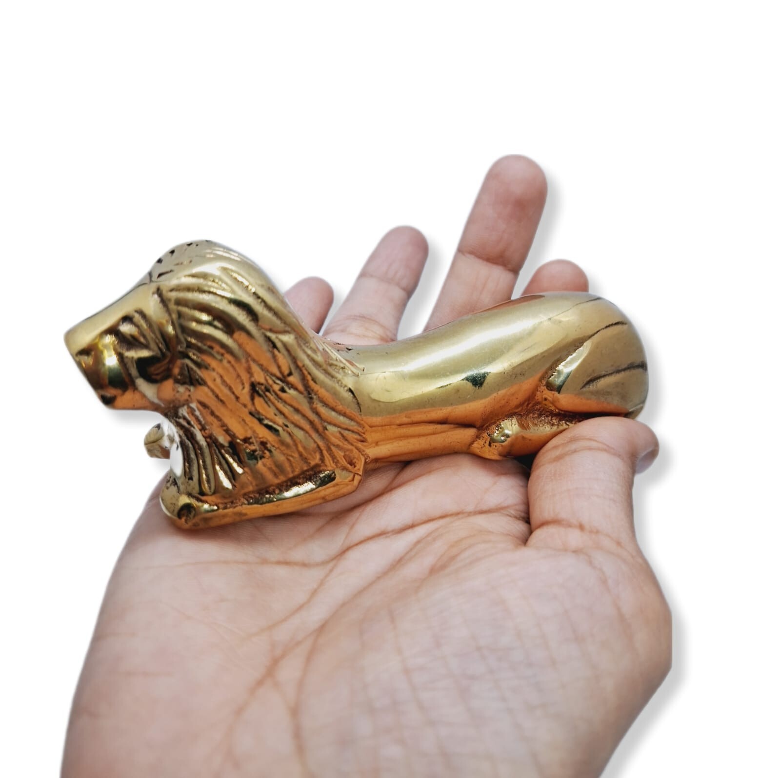 Victorian Walking Stick Solid Brass Lion Handle f… - image 3
