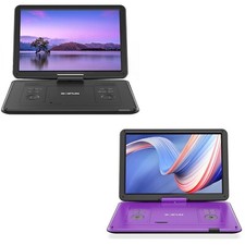 Boifun Portable DVD Player with Large Screen,Region Free,Remote Control ,2Colour