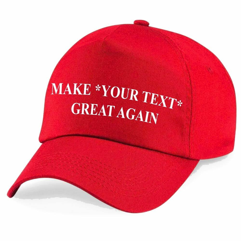 Personalised Printed Baseball Cap MAGA Trumps Hat Cap