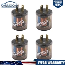 2-Pin Variable Car LED Turn Signal Light Flasher Blinker Relay 4PCS 20 Amps 12V