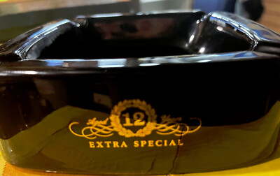 Johnnie Walker ashtray Black Label ceramic old scotch whisky extra special