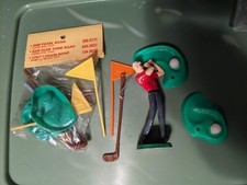 Vintage GOLF Cake Toppers Lot Plastic