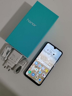Huawei Honor 20 lite Global Android Google 6+256GB Unlocked 6.21'' Smartphone