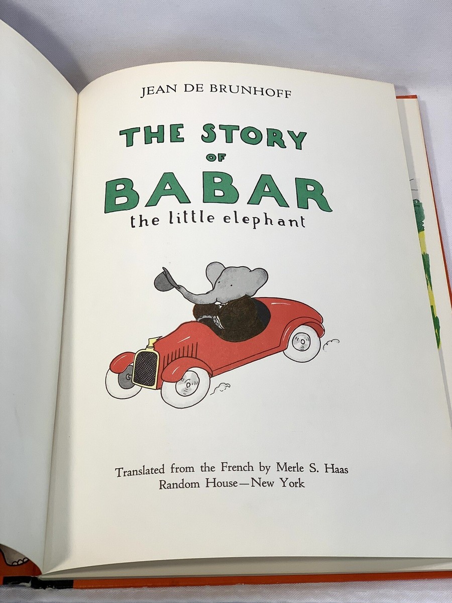Travels of Babar & Story Of Babar By Jean Brunhoff HC 1961 1962 | eBay