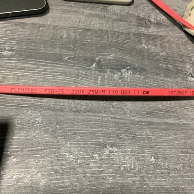 FLEXELEC FSG-25. Heizkabel Wärmeband Heizung selbstregulierend 1 METER PREIS