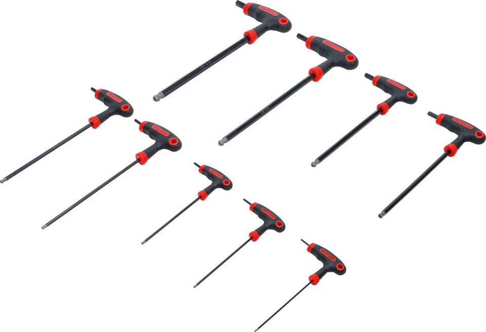 Innensechskant T-Griff-Schlüssel 2mm - 10mm Schraubendreher Kugelkopf